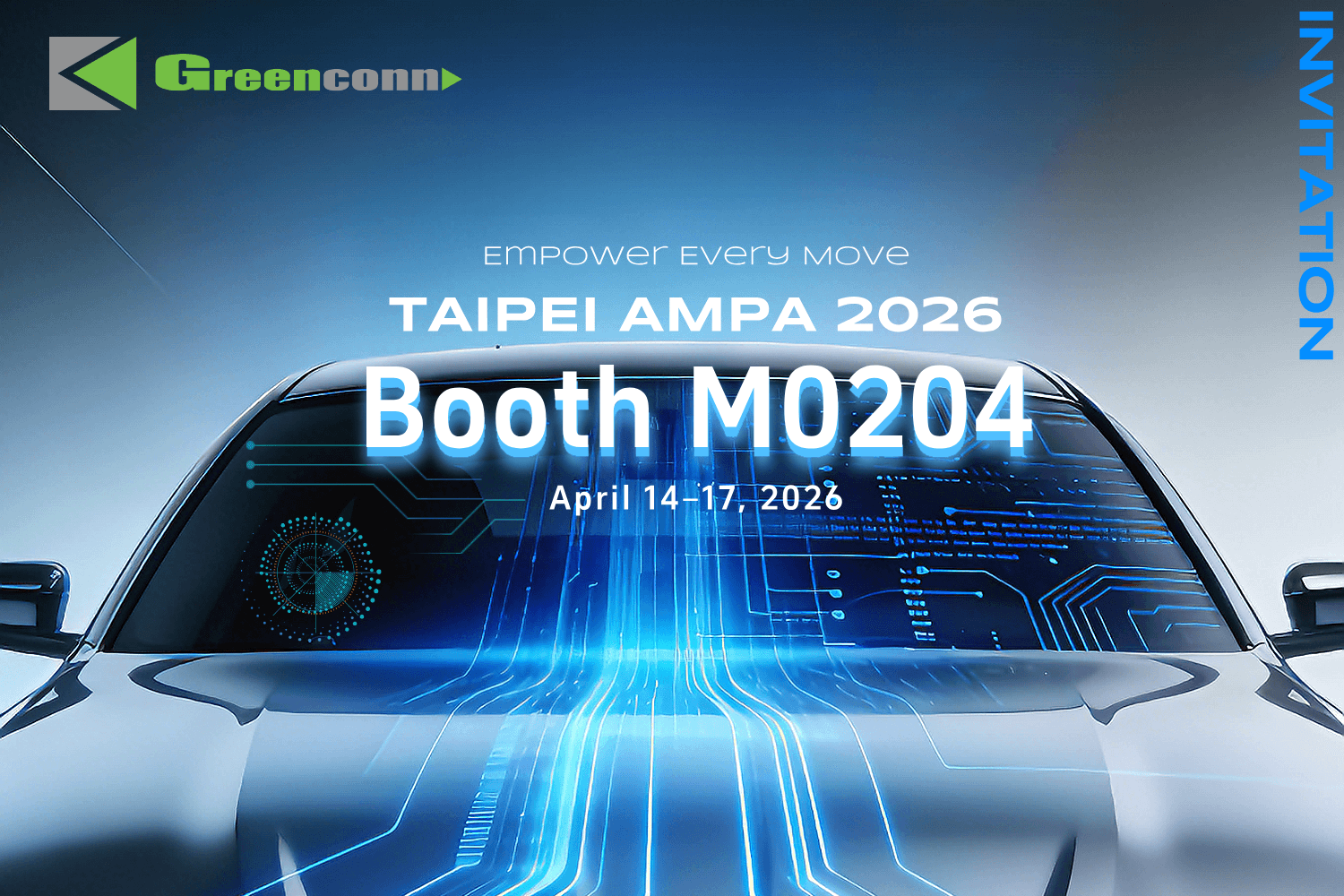 Greenconn to Showcase High-Reliability Automotive Connector Solutions at TAIPEI AMPA 2026